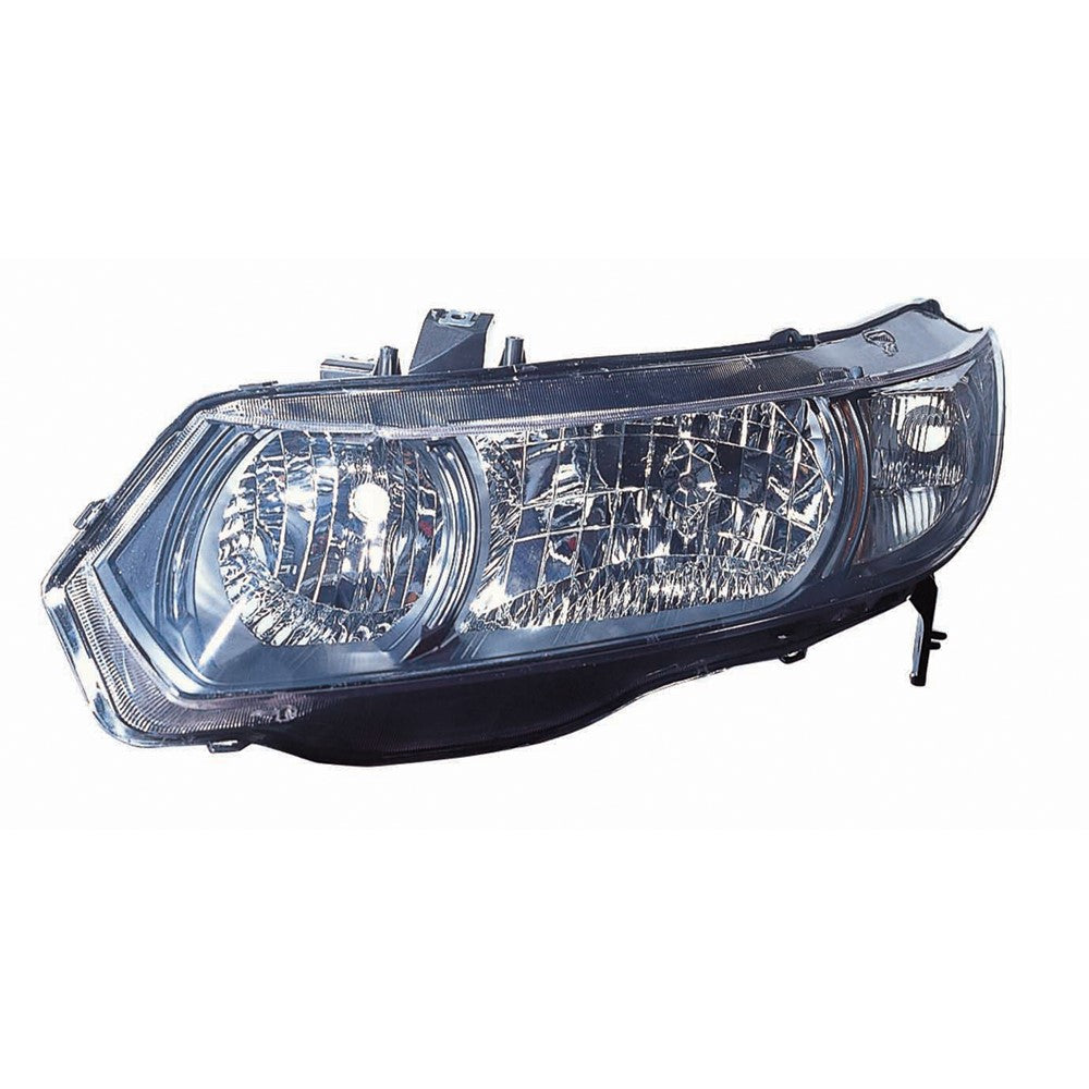 Front Left Driver Side Headlight Lens And Housing 2009-2011 Honda Civic
