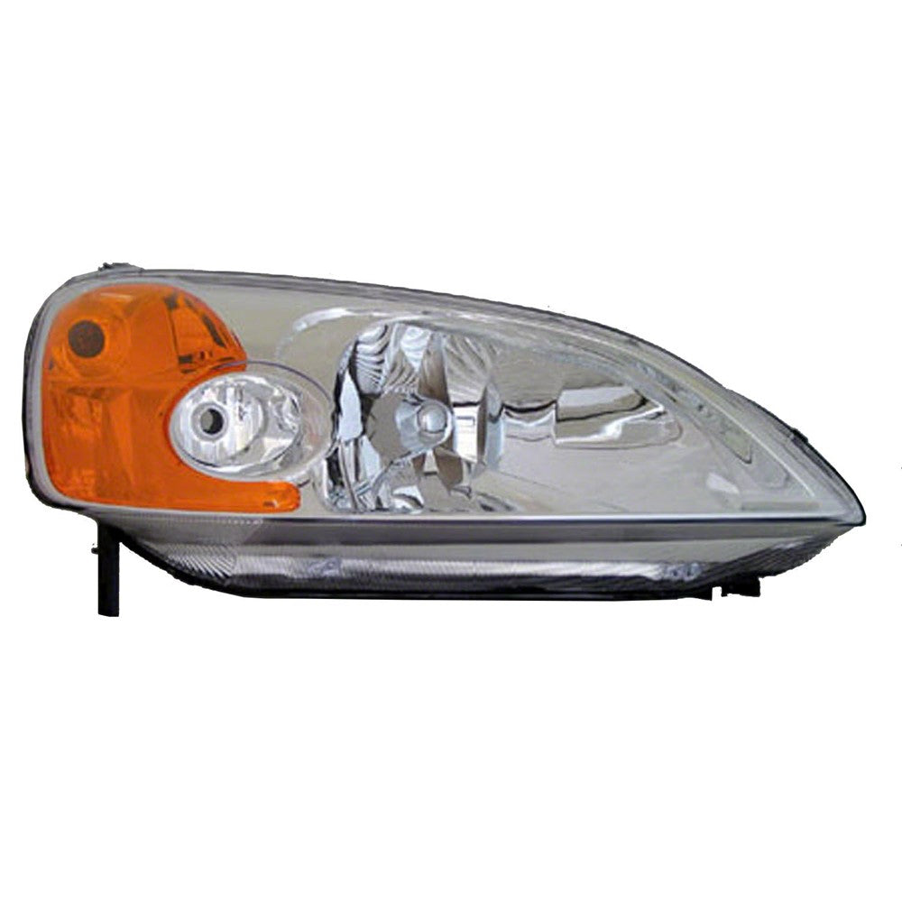 Front Right Passenger Side Headlight Lens And Housing 2001-2003 Honda Civic