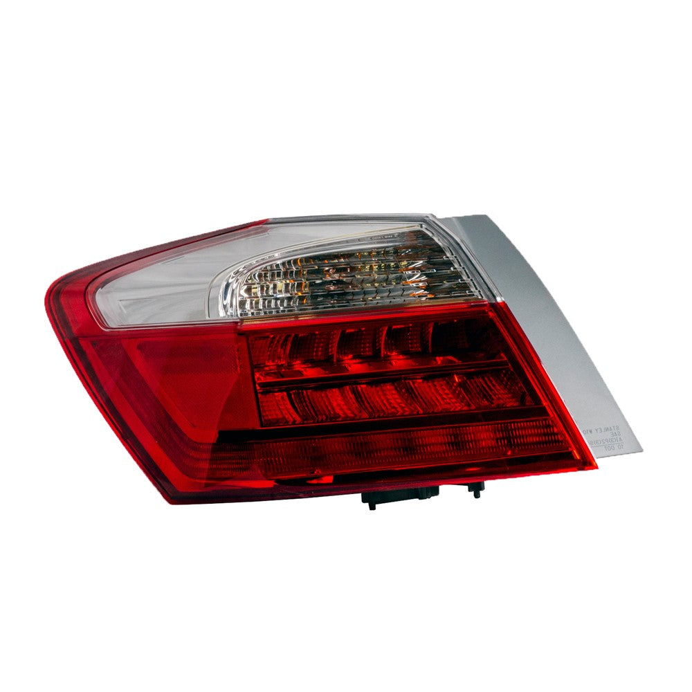 Rear Left Driver Side Outer Led Tail Light Assembly 2013-2015 Honda Accord