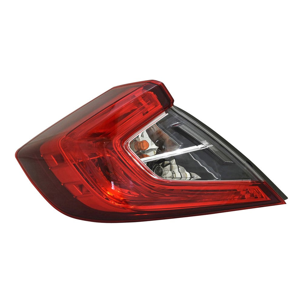 Rear Left Driver Side Outer Tail Light Assembly 2016-2021 Honda Civic