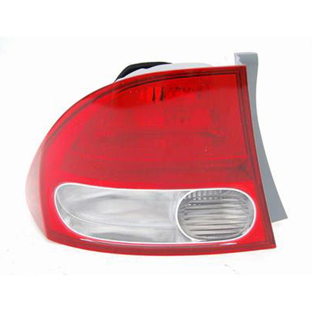 Rear Left Driver Side Outer Tail Light Lens And Housing 2009-2011 Honda Civic