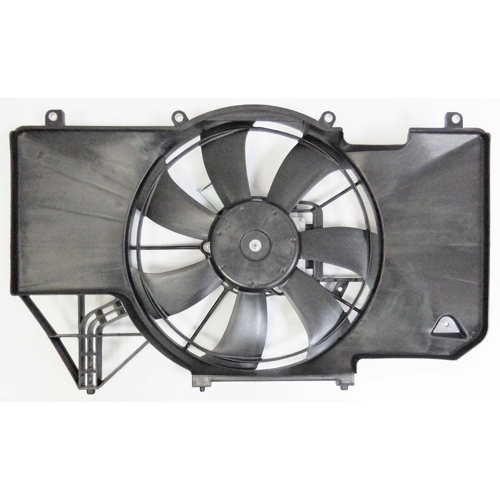 Radiator And Condenser Fan Assembly With One Big Fan 2014-2017 Honda Accord