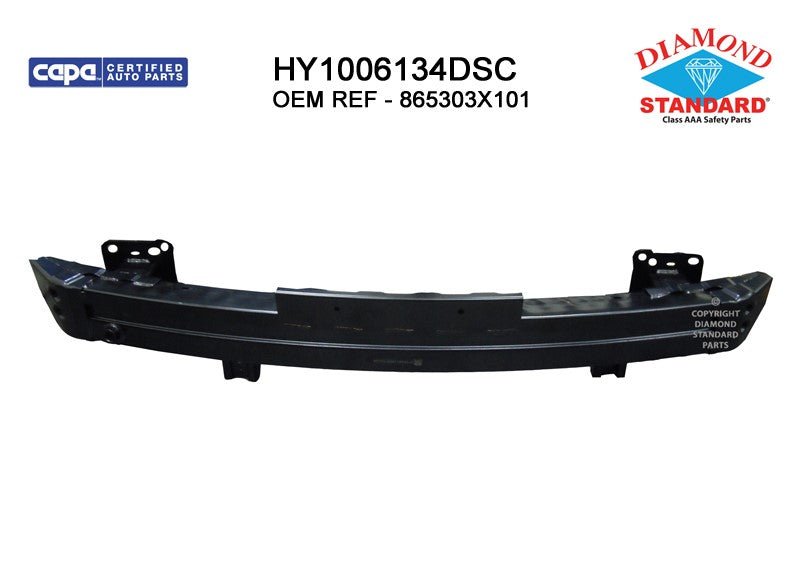 Front Bumper Impact Bar 2011-2014 Hyundai Elantra, Elantra Coupe