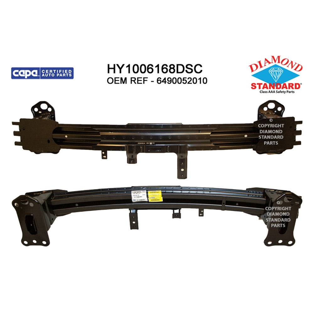 Front Bumper Impact Bar 2019-2020 Hyundai Santa Fe