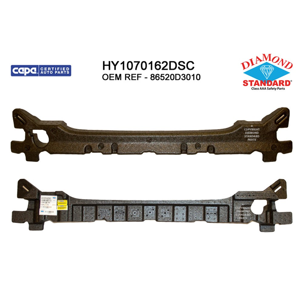 Front Bumper Impact Absorber 2016-2018 Hyundai Tucson