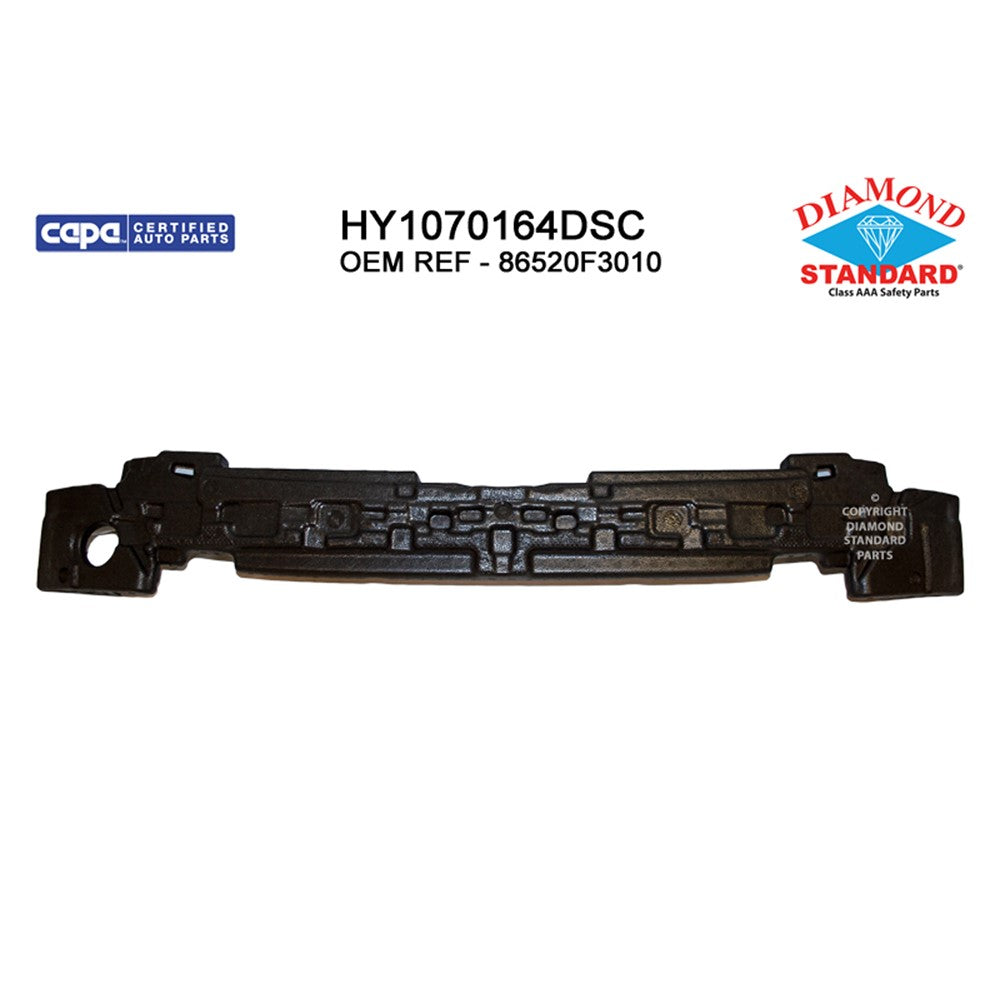 Front Bumper Impact Absorber 2017-2018 Hyundai Elantra