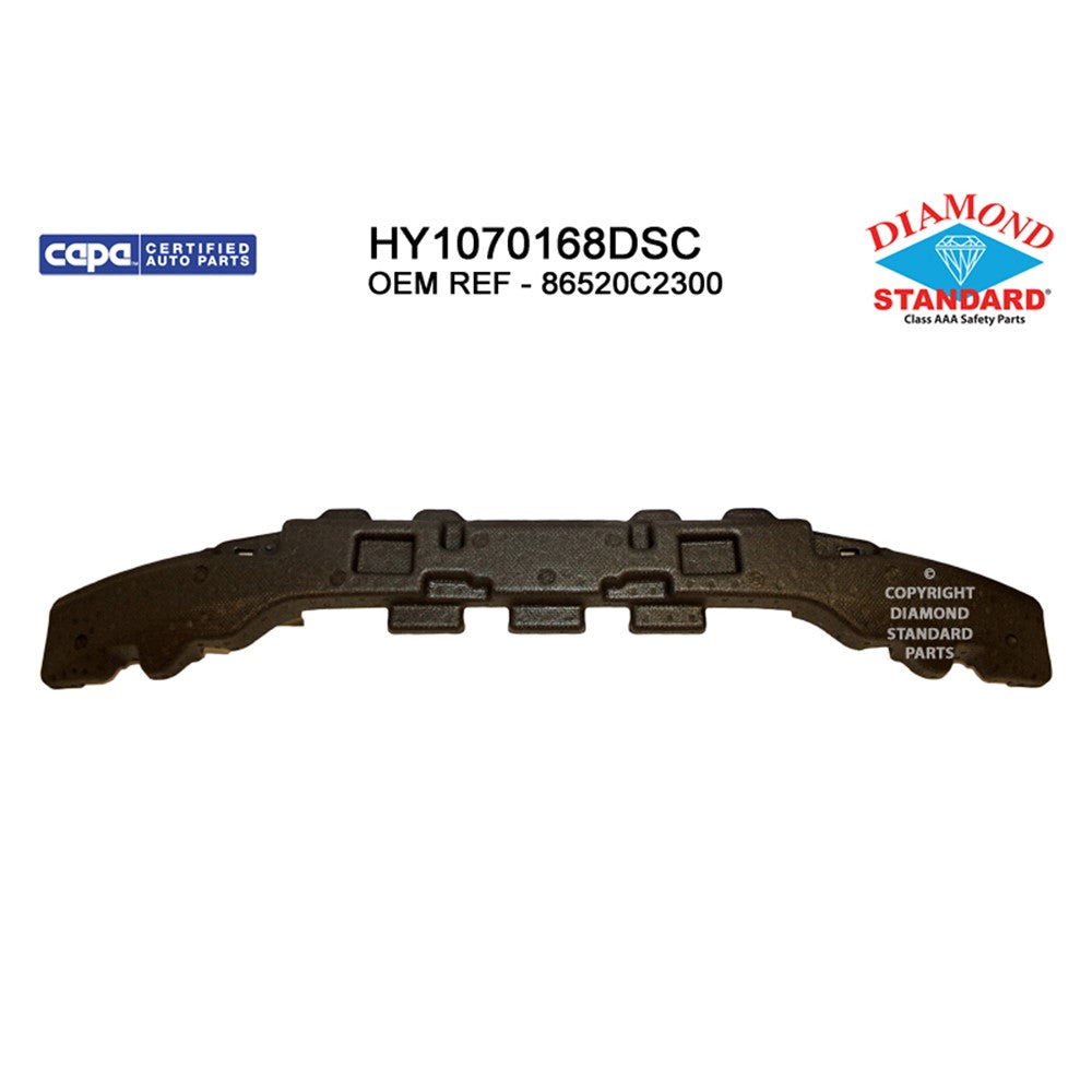 Front Bumper Impact Absorber 2015-2017 Hyundai Sonata