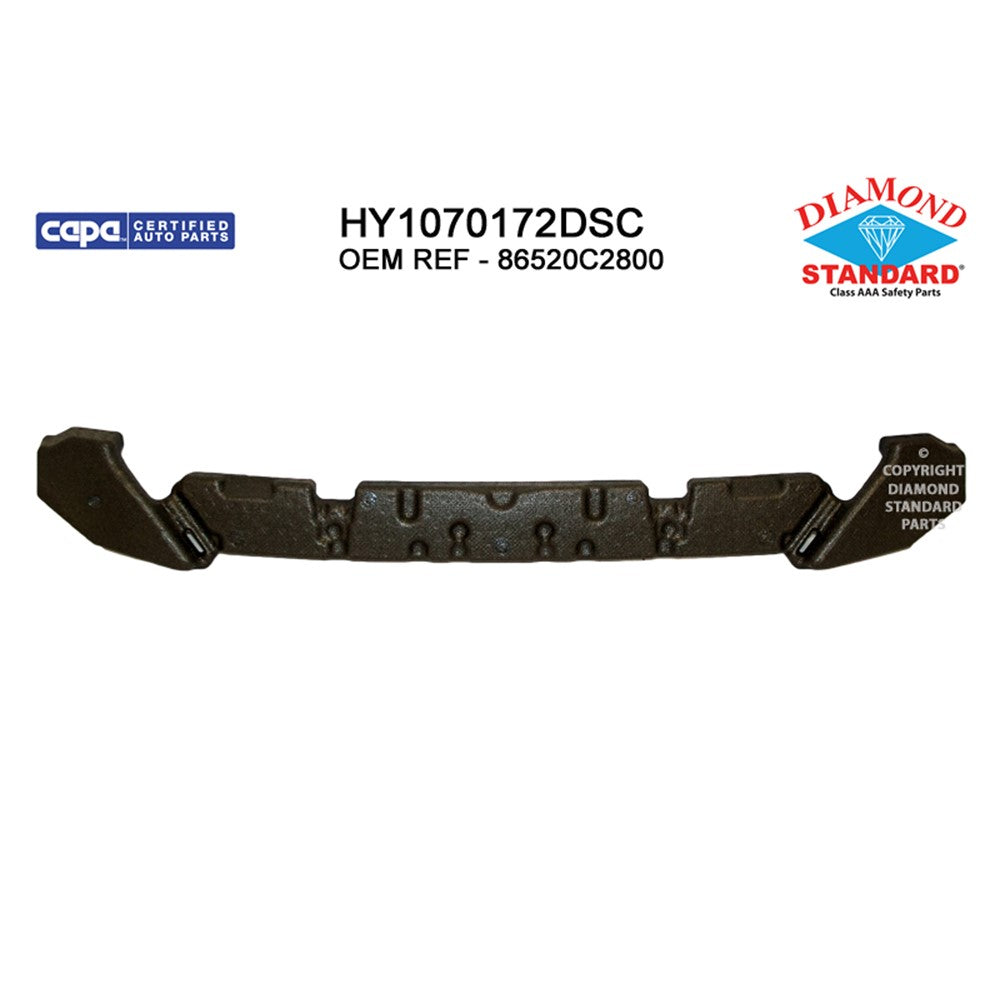 Front Bumper Impact Absorber 2018-2019 Hyundai Sonata