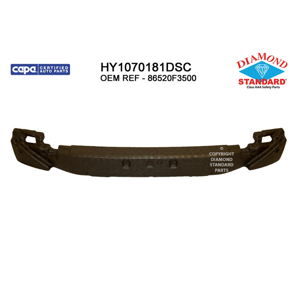 Front Bumper Impact Absorber 2019-2020 Hyundai Elantra