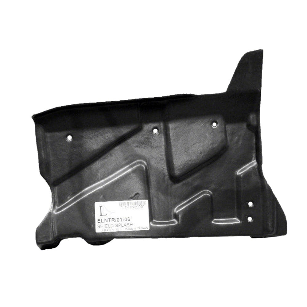 Left Driver Side Outer Undercar Shield 2001-2008 Hyundai Elantra, Tiburon