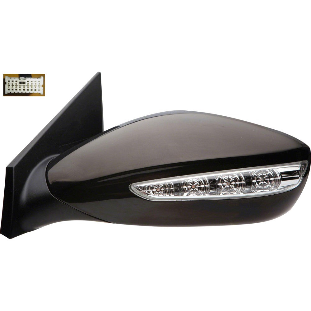Left Driver Side Power Door Mirror 2011-2013 Hyundai Sonata