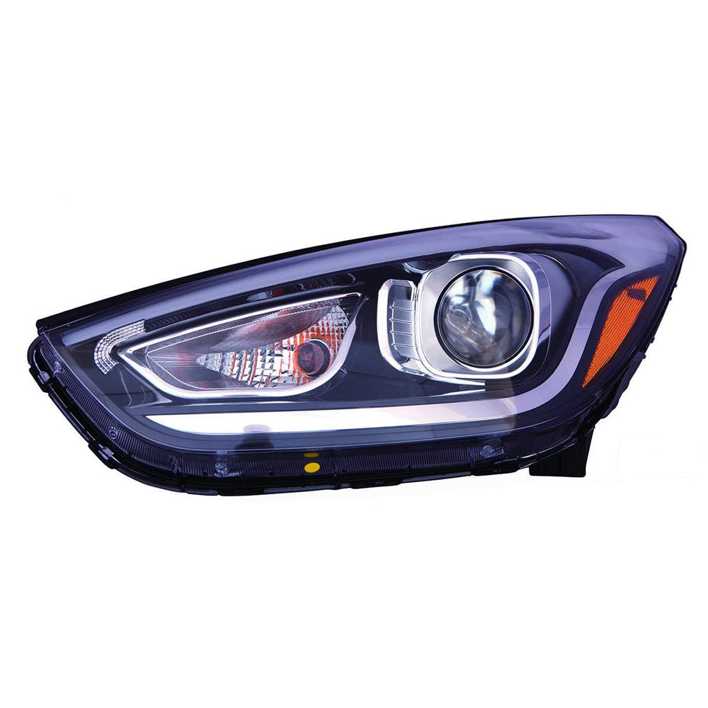 Front Left Driver Side Halogen Headlight Assembly 2014-2015 Hyundai Tucson
