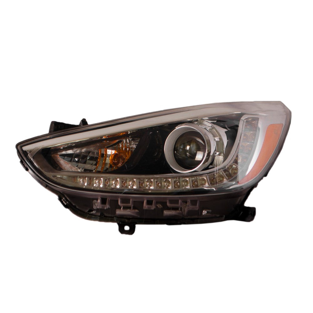 Front Left Driver Side Halogen Headlight Assembly 2014-2017 Hyundai Accent