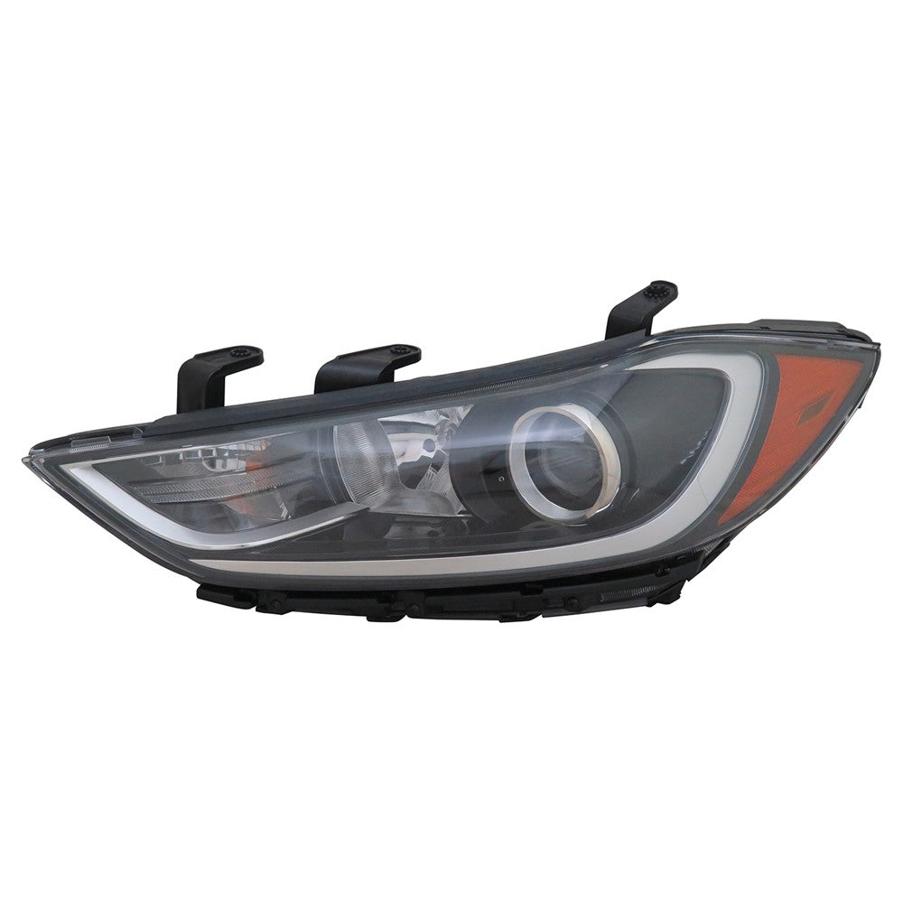 Front Left Driver Side Halogen Headlight Assembly 2017-2018 Hyundai Elantra