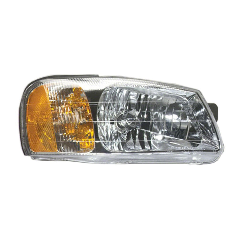 Front Right Passenger Side Headlight Assembly 2000-2002 Hyundai Accent