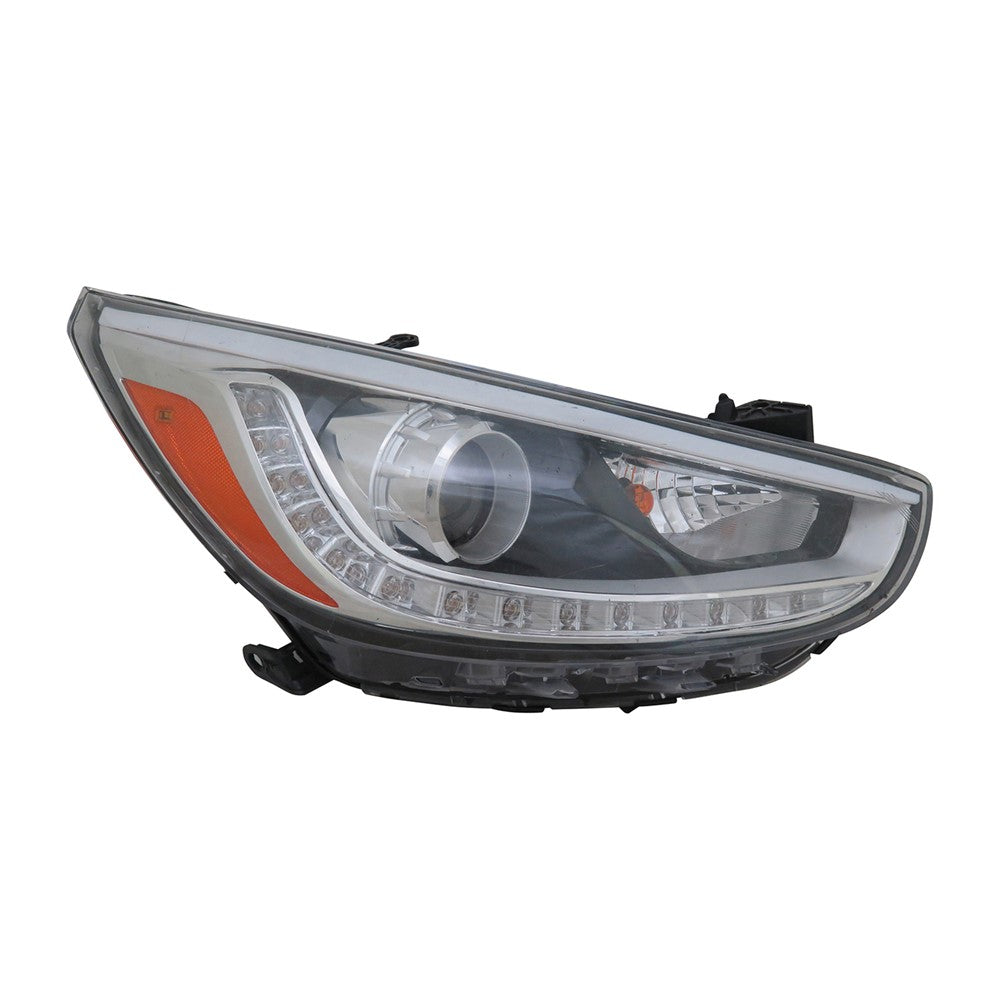 Front Right Passenger Side Halogen Headlight Assembly 2014-2017 Hyundai Accent
