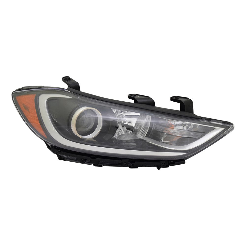 Front Right Passenger Side Hid Headlight Assembly 2017-2018 Hyundai Elantra