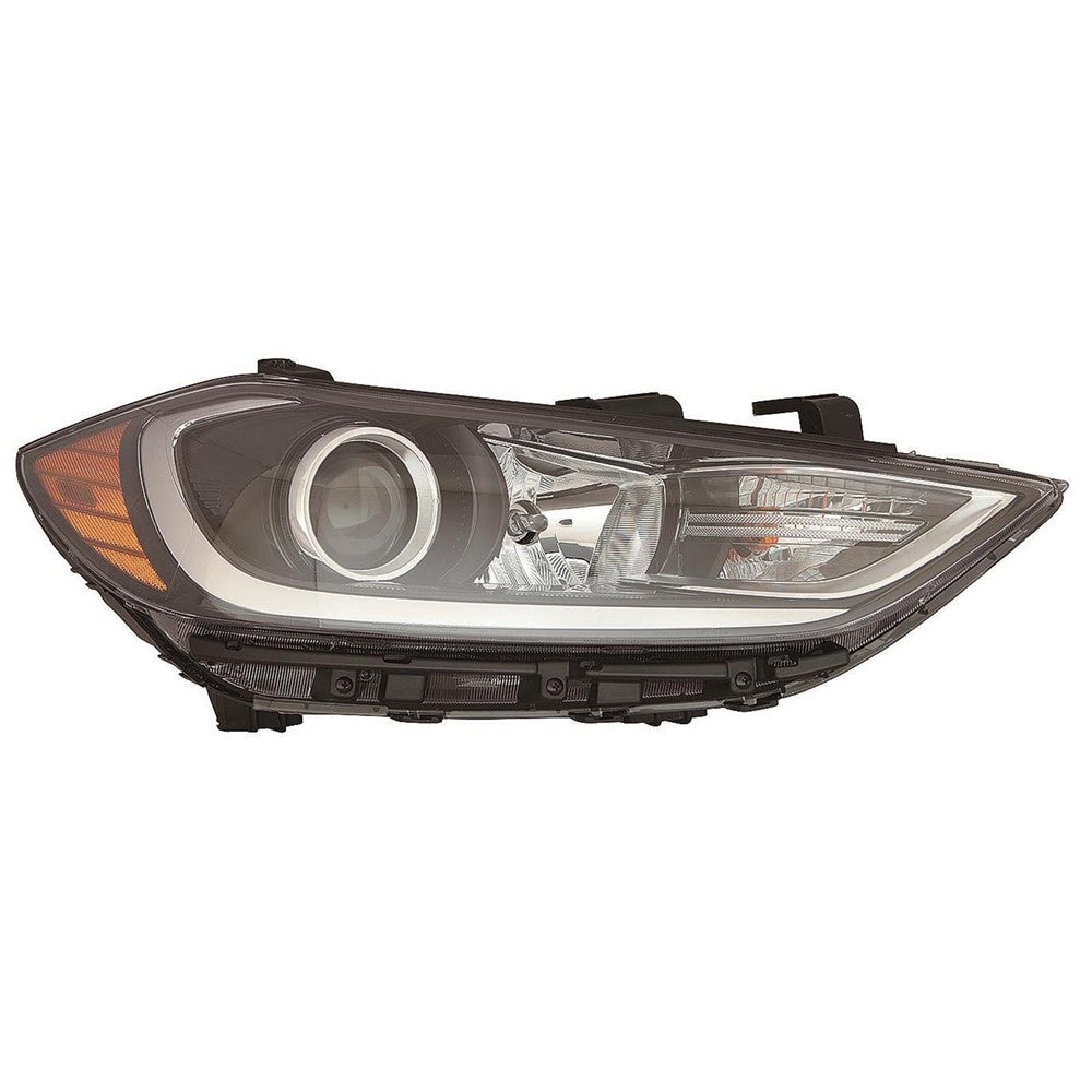Front Right Passenger Side Halogen Headlight Assembly 2017-2018 Hyundai Elantra