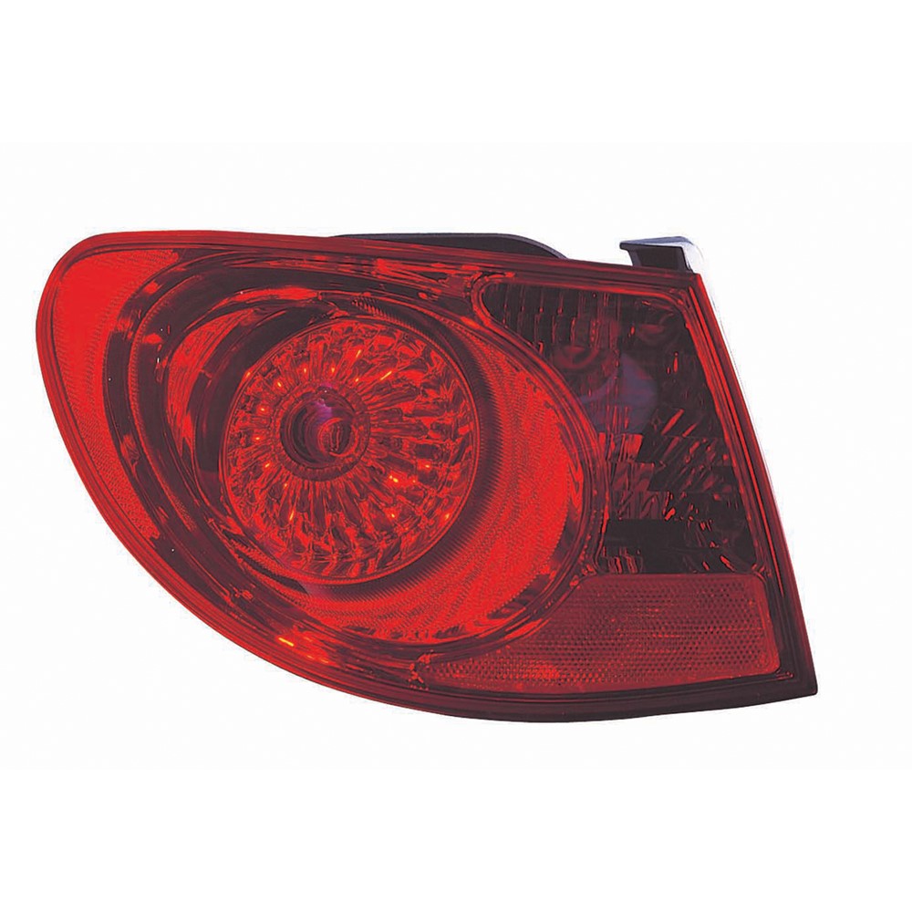 Rear Left Driver Side Outer Tail Light Assembly 2007-2010 Hyundai Elantra