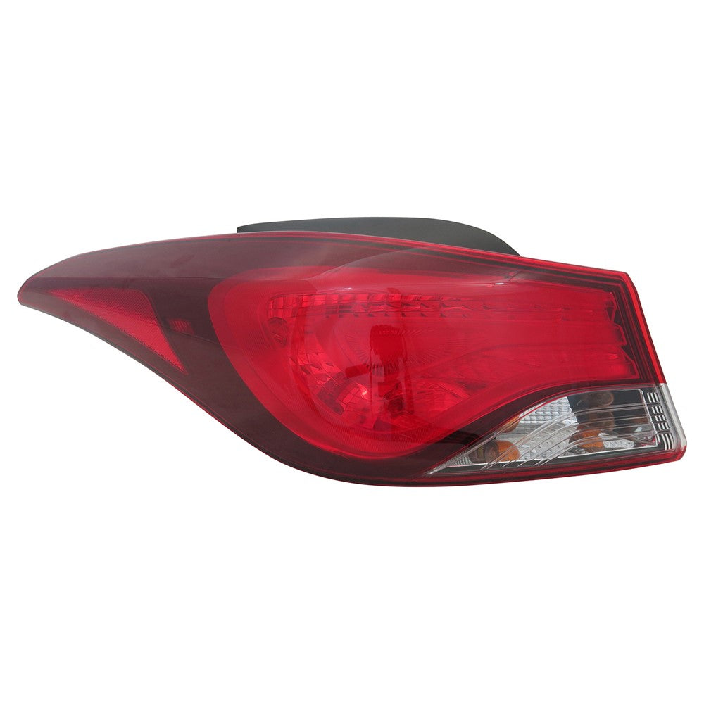 Rear Left Driver Side Outer Tail Light Assembly 2014-2016 Hyundai Elantra
