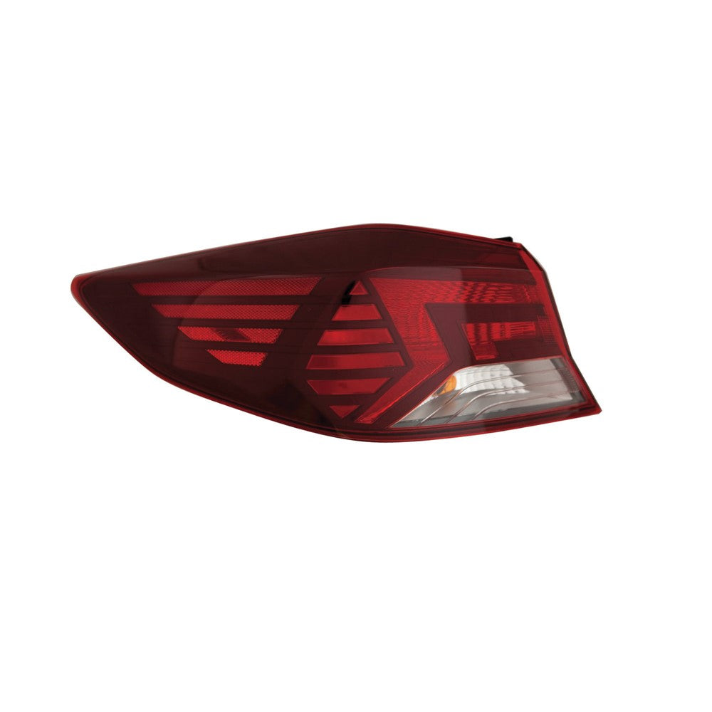 Rear Left Driver Side Bulb Type Outer Tail Light Assembly 2019-2020 Hyundai Elantra