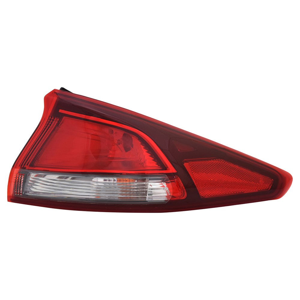 Rear Right Passenger Side Bulb Type Outer Tail Light Assembly 2017-2022 Hyundai Ioniq