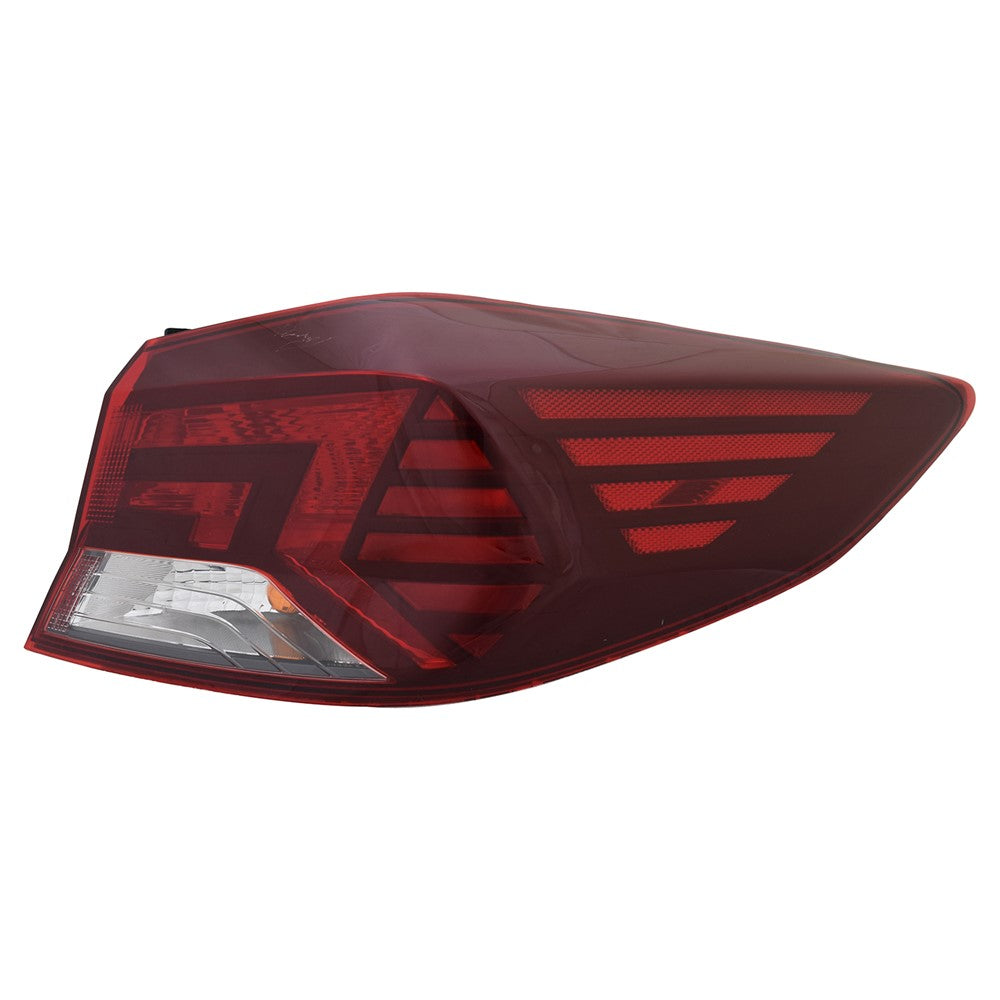 Rear Right Passenger Side Bulb Type Outer Tail Light Assembly 2019-2020 Hyundai Elantra