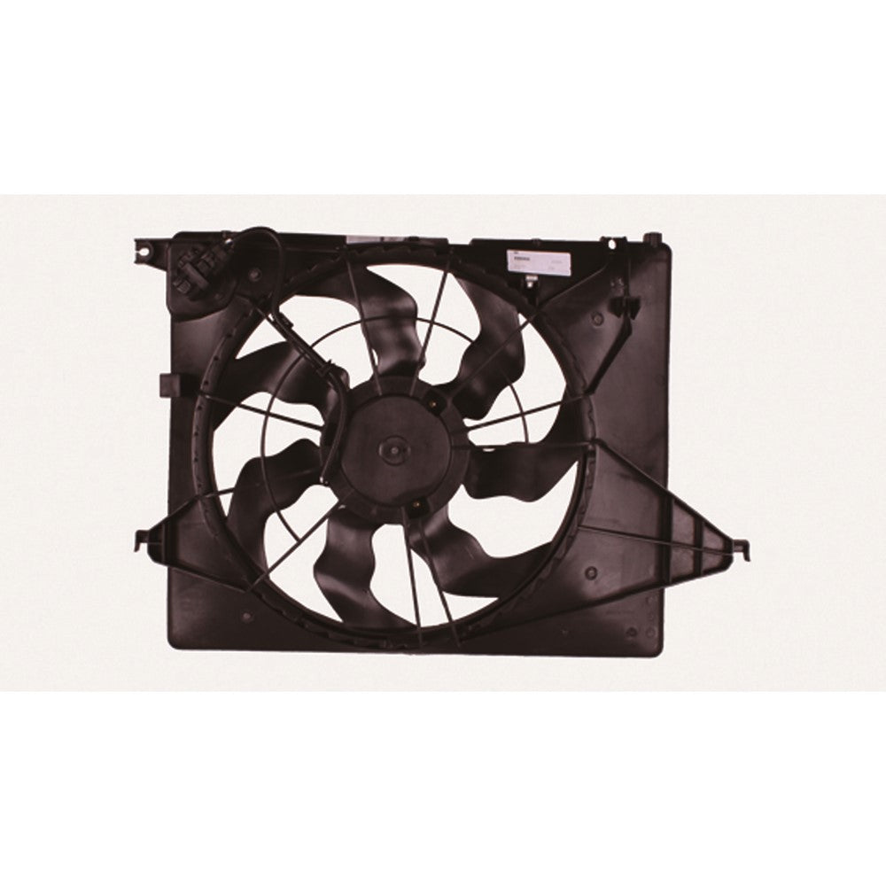 Radiator Fan Assembly 2010-2013 Hyundai Santa Fe & Kia Sorento