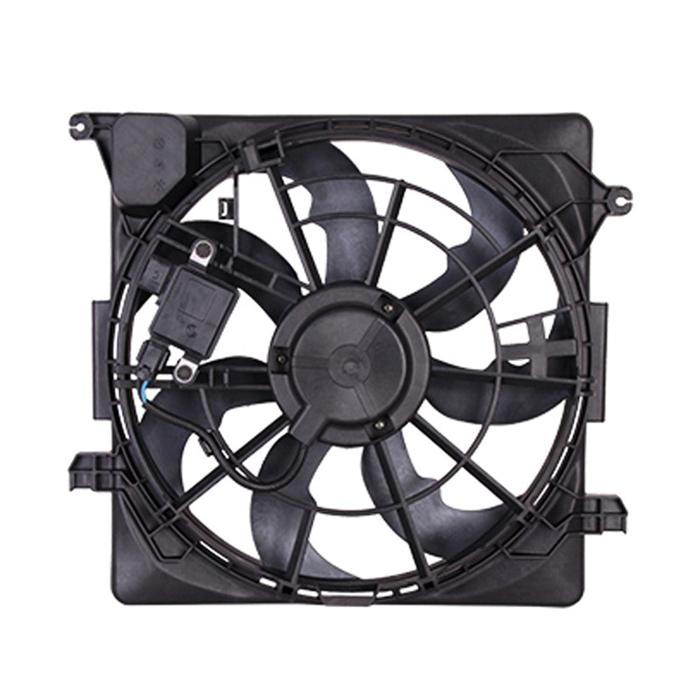 Condenser And Engine Cooling Fan Assembly 2016-2022 Hyundai Tucson & Kia Sportage