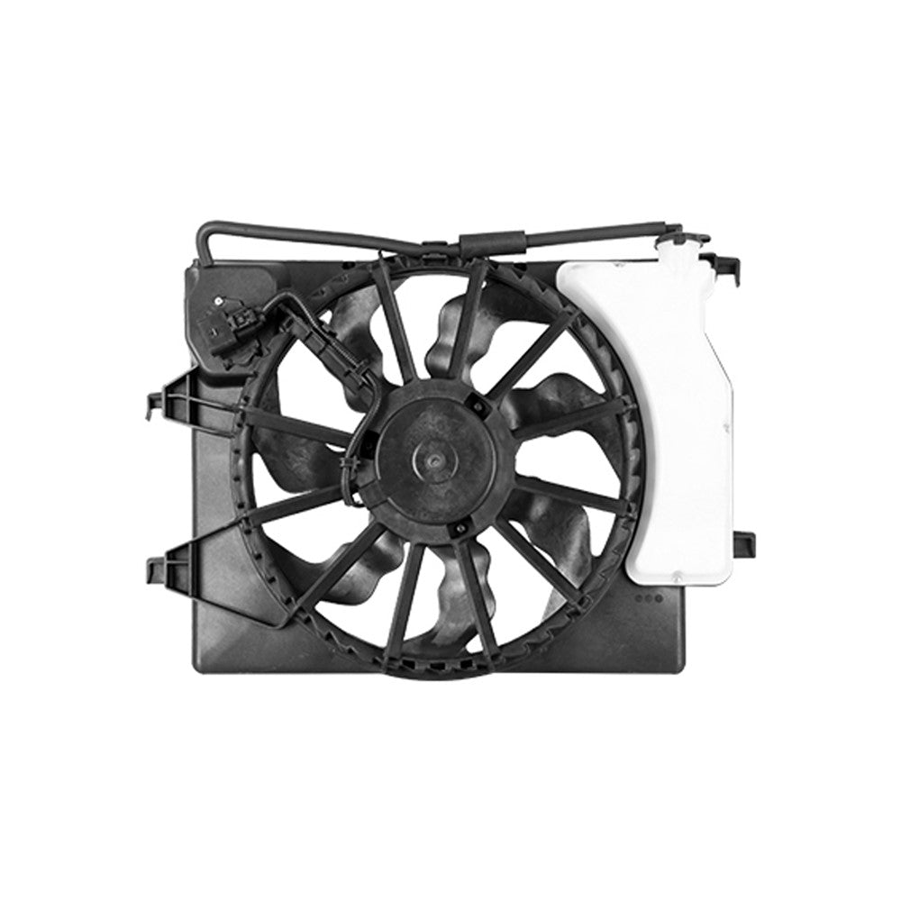 Radiator And Condenser Fan Assembly With One Big Fan 2018-2022 Hyundai Accent & Kia Rio