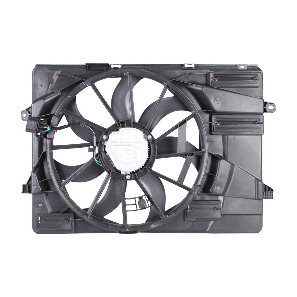 Radiator And Condenser Fan Assembly With One Big Fan 2020-2022 Hyundai Sonata