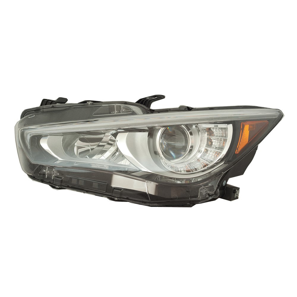 Front Left Driver Side Led Headlight Assembly 2018-2024 Infiniti Q50