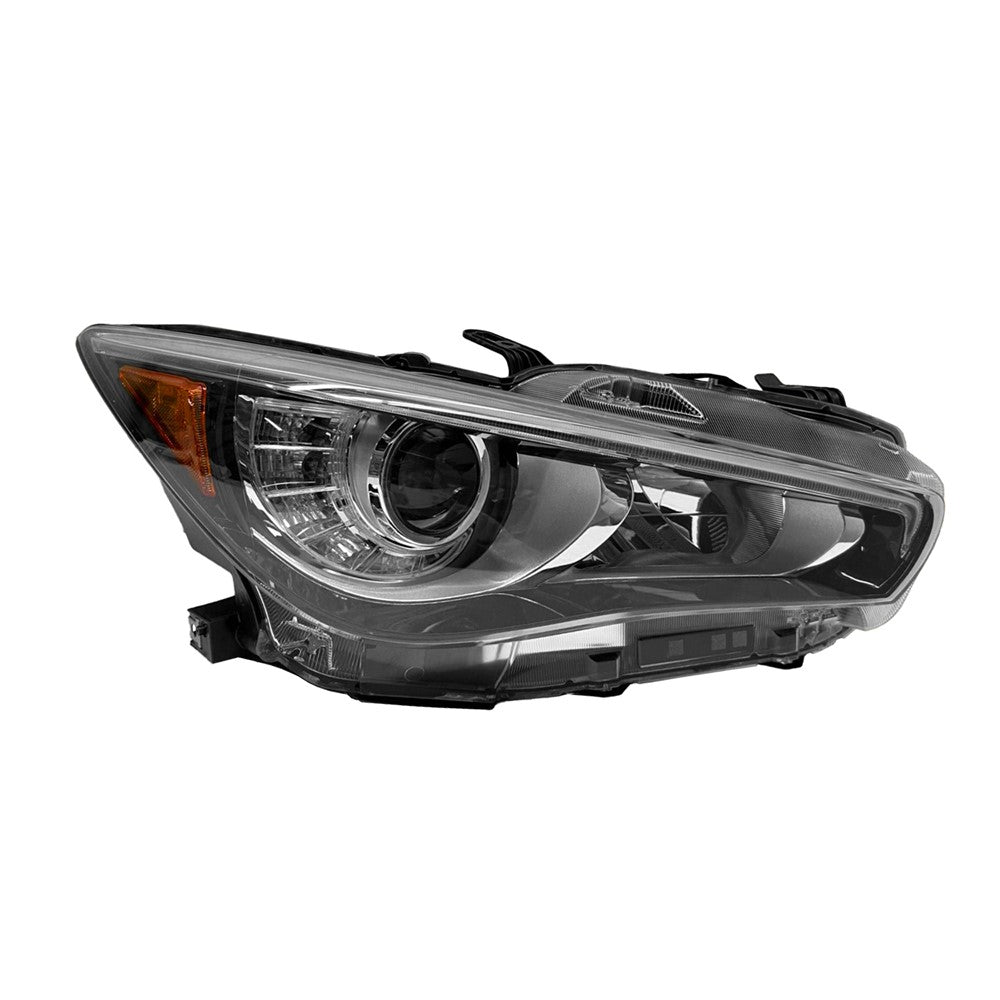 Front Right Passenger Side Led Headlight Assembly 2018-2024 Infiniti Q50