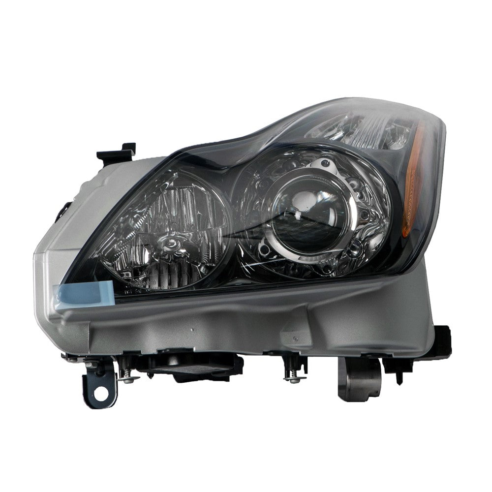 Front Left Driver Side Hid Headlight Lens And Housing 2011-2015 Infiniti G37, Q60