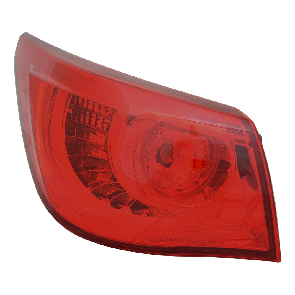 Rear Left Driver Side Outer Tail Light Assembly 2014-2015 Infiniti Q50