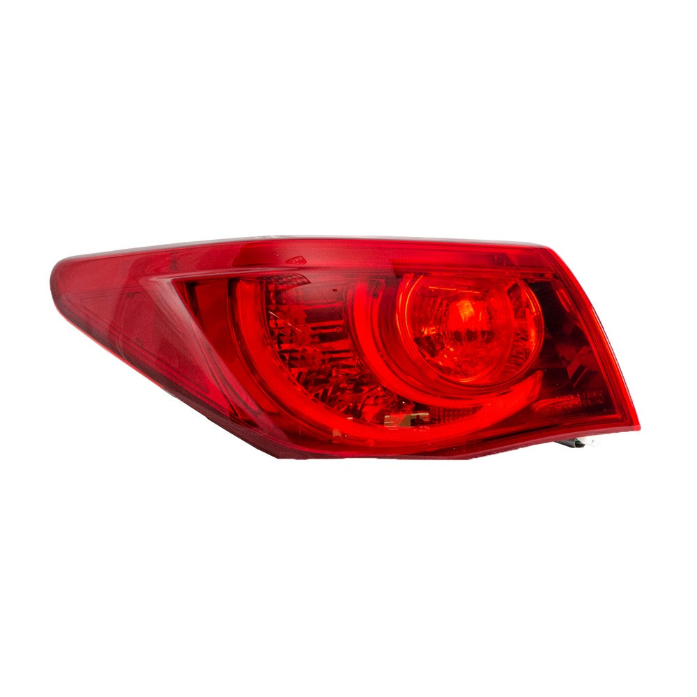 Rear Left Driver Side Outer Tail Light Assembly 2014-2015 Infiniti Q50