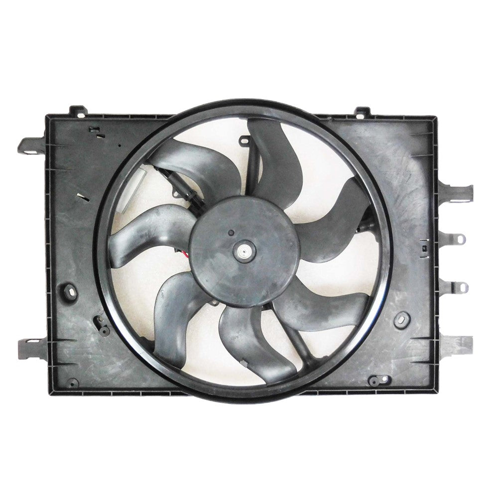 Radiator And Condenser Fan Assembly With One Big Fan 2016-2019 Infiniti Q50, Q60