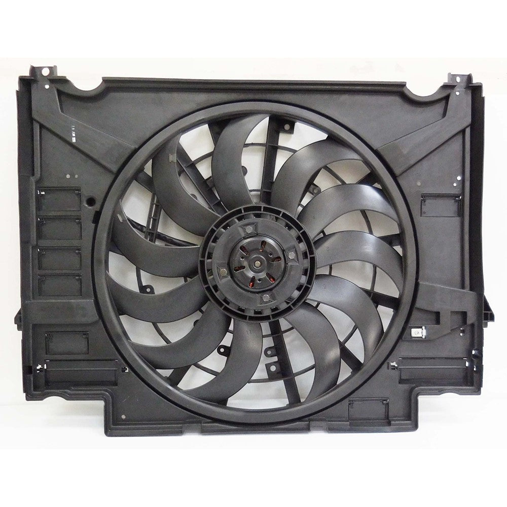 Radiator And Condenser Fan Assembly With One Big Fan 2018-2021 Jaguar F-Pace