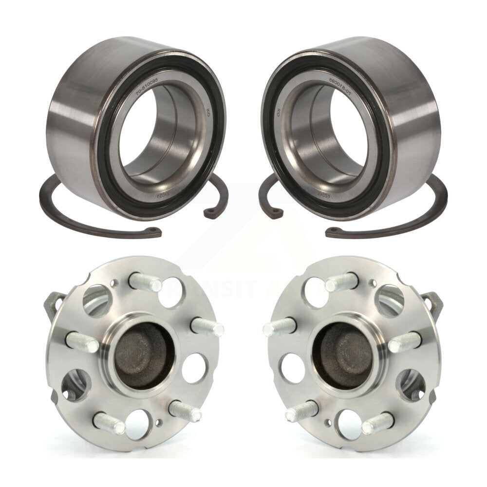 Wheel Bearing And Hub Assembly Front Rear Kit For Honda Accord Crosstour FWD