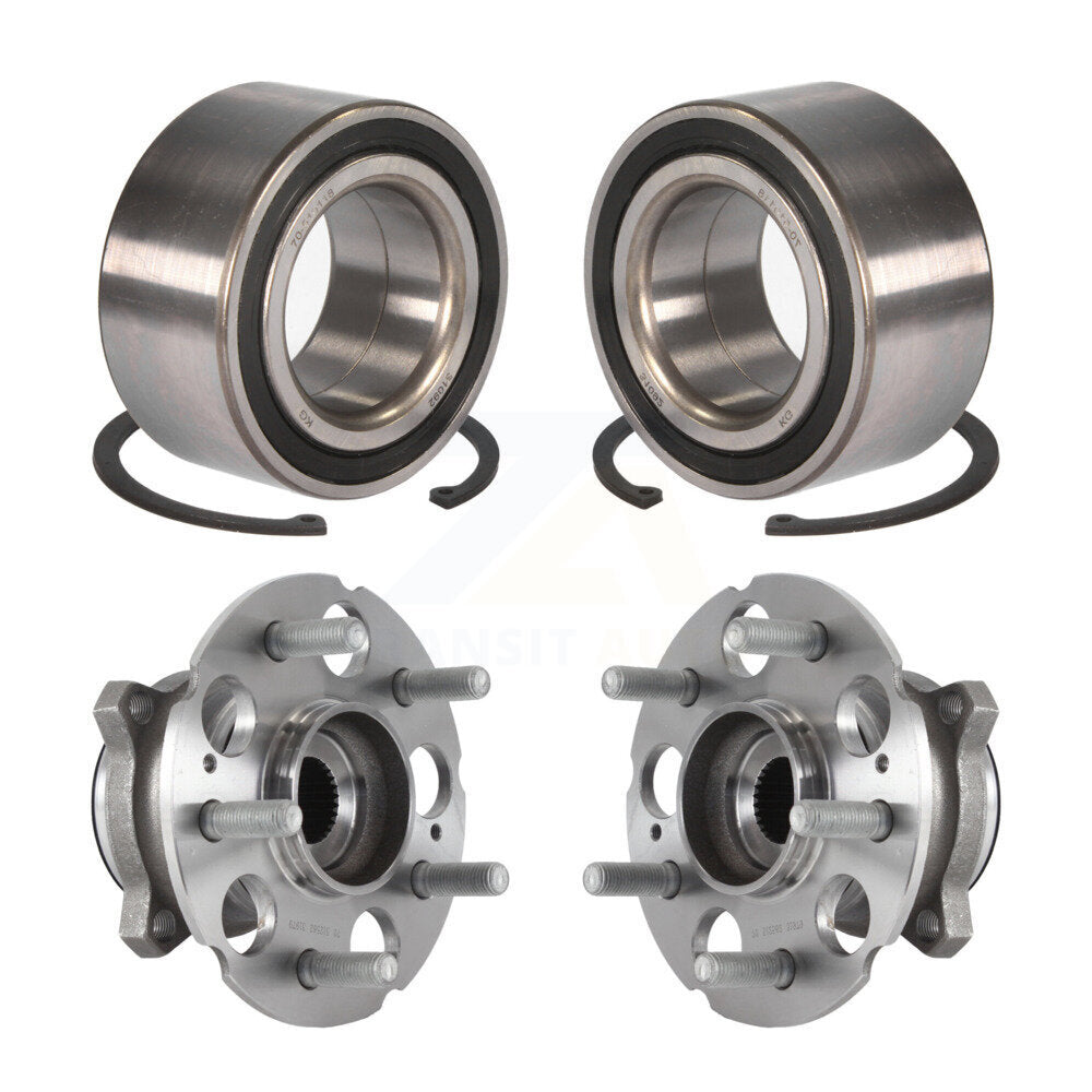 Wheel Bearing And Hub Assembly Front Rear Kit For 2015-2020 Acura TLX AWD