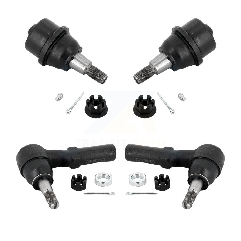 Ball Joint Tie Rod End Front Kit For GMC Chevrolet Sierra 2500 HD Silverado 3500
