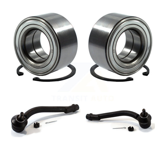 Wheel Bearing & Tie Rod End Front Kit For Hyundai Elantra Kia Forte Koup Forte5