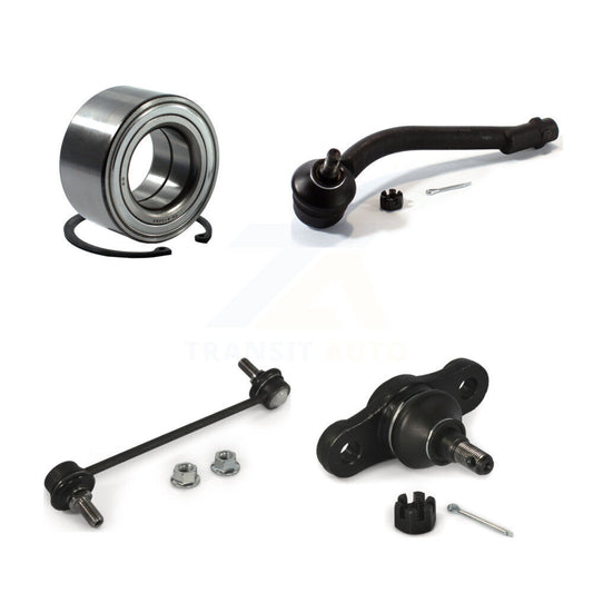 Bearing Lower Ball Joint Outer Tie Rod & Link Front Left Kit For Hyundai Elantra