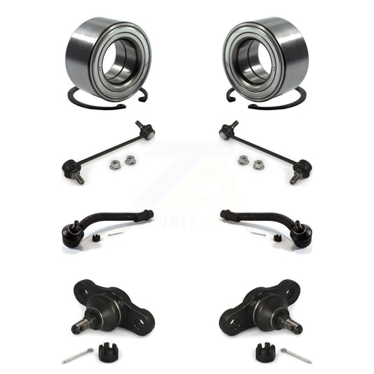 Bearing Lower Ball Joint Outer Tie Rod Link Front Kit (8Pc) For Hyundai Elantra
