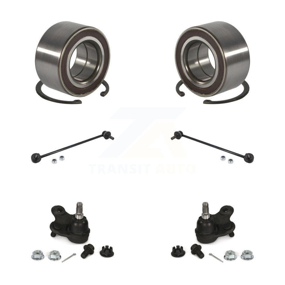 Bearing Lower Ball Joint And Link Front Kit For 2013-2018 Acura RDX Bolt-On Type