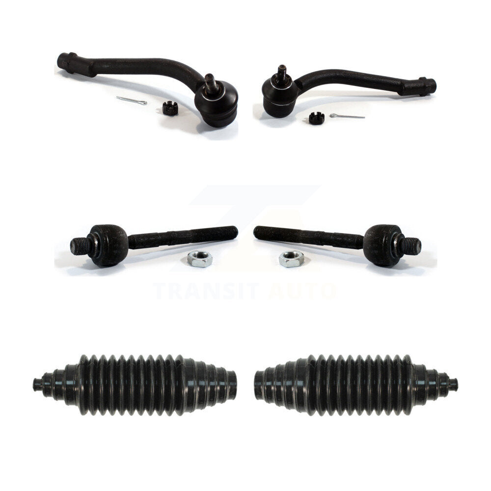 Steering Tie Rod End & Boot Front Kit For Hyundai Elantra Kia Forte Koup Forte5