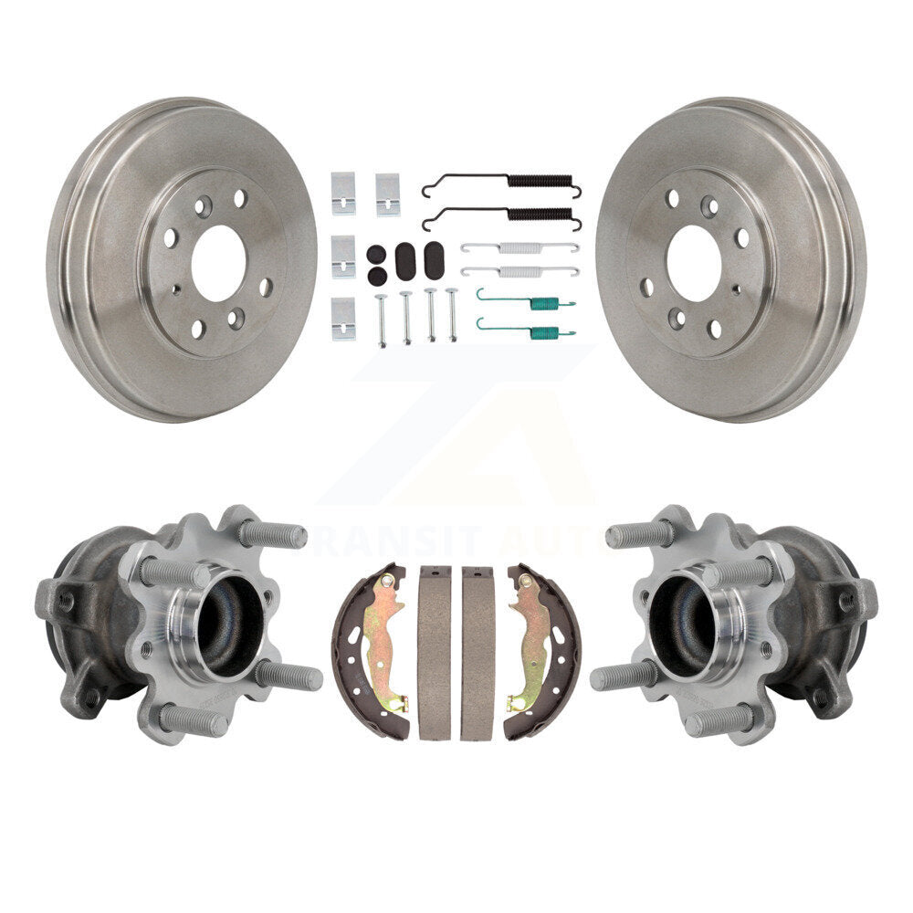 Brake Drum Shoe Hardware And Hub Bearing Rear Kit For Toyota Yaris iA Scion