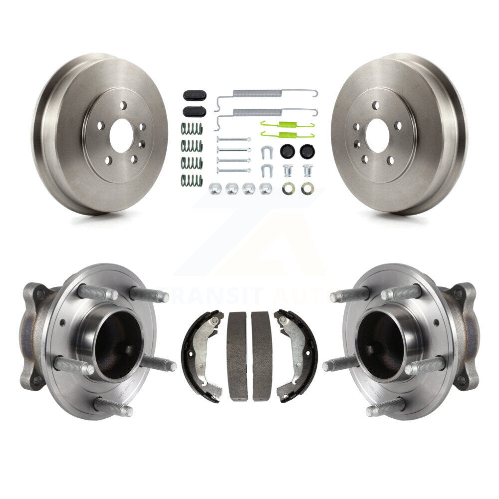 Brake Drum Shoe Hardware And Hub Bearing Assembly Rear Kit For Chevrolet Cruze