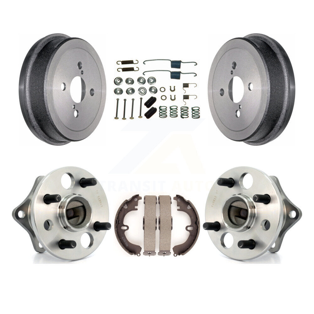 Brake Drum Shoe Hardware And Hub Bearing Rear Kit For Toyota Corolla Non-ABS