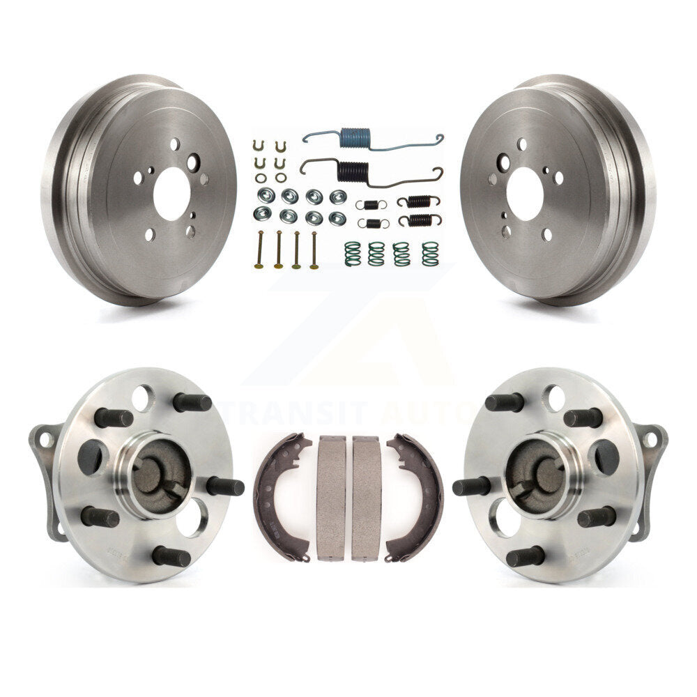 Brake Drum Shoe Hardware And Hub Bearing Assembly Rear Kit For Toyota Camry